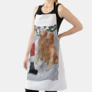 Search for golden retriever aprons Xmas
