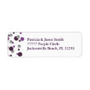Search for circle return address labels Purple