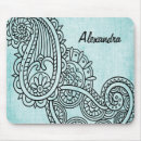 Search for turquoise pattern mousepads Stylish