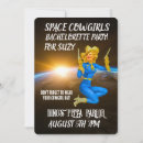 Search for space cowgirl party invitations Wild west