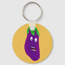 Search for eggplant key rings Cartoon