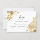 Search for bridal shower rsvp cards Gold