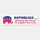 Search for crazy bumper stickers Blue