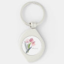 Search for white tulips key rings For her