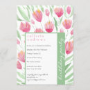 Search for pink tulip birthday invitations Watercolor flowers