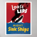 Search for loose lips sink ships posters World war