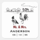 Search for black and white rooster stickers Hen
