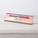 Search for pink name plates Metallic