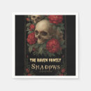 Search for skull napkins Macabre