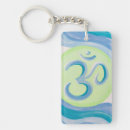 Search for yoga om key rings Zen