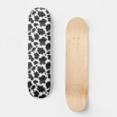 Search for cow print skateboards Black and white