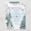 Search for ice blue and silver invitations Snowflakes