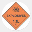 Search for explosion stickers Danger