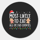 Search for reindeer cookie stickers Xmas