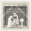 Search for jesus in the manger stickers Joseph