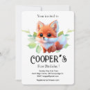 Search for forest friends invitations Cute animals