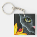 Search for yellow cat key rings Flower