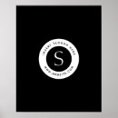Search for logo posters Black and white