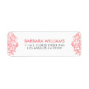 Search for pink lace return address labels Floral