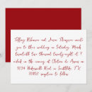 Search for crimson and white wedding invitations Modern
