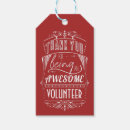 Search for volunteer gift tags Appreciation