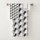 Search for dogs bath towels Black and white