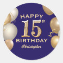 Search for golden era stickers 15th birthday