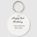 Search for 2nd rounded key rings Happy birthday