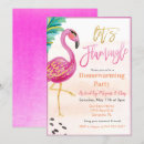 Search for watercolor flamingo invitations Let's flamingle