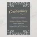 Search for elegant 50th wedding anniversary invitations Swirls