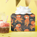 Search for sea creature wrapping paper Cephalopod