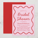 Search for red bridal shower invitations Colourful