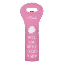 Search for pink flower wine bags floral