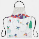 Search for winter season aprons Snowman