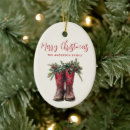 Search for country western christmas tree decorations Cowboy boots