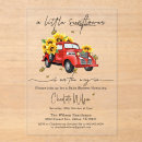 Search for red vintage truck invitations Floral