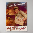 Search for ammunition posters War