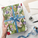 Search for floral pattern wrapping paper Red