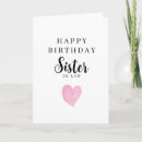 Search for sister in law cards Simple
