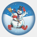 Search for vintage snowman stickers Deer