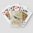 Search for hummingbird playing cards Floral