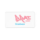 Search for graffiti return address labels Pink
