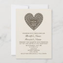Search for folk art wedding invitations Heart