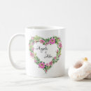 Search for heart shaped flower mugs Pink
