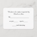 Search for reception wedding rsvp cards Response