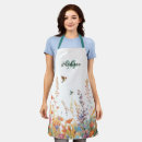 Search for monogram wedding aprons Botanical