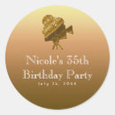 Search for classic cinema stickers Birthday