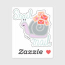 Search for funny snail stickers Adorable