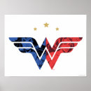 Search for wonder woman logo posters Retro