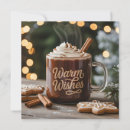 Search for hot chocolate cards Whipped cream